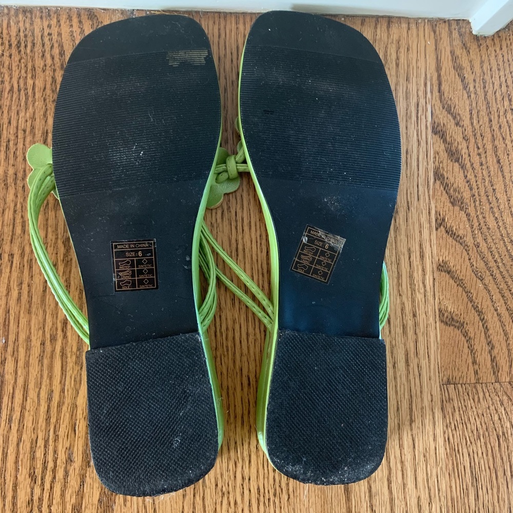 Green Sandals - Picture 3 of 3